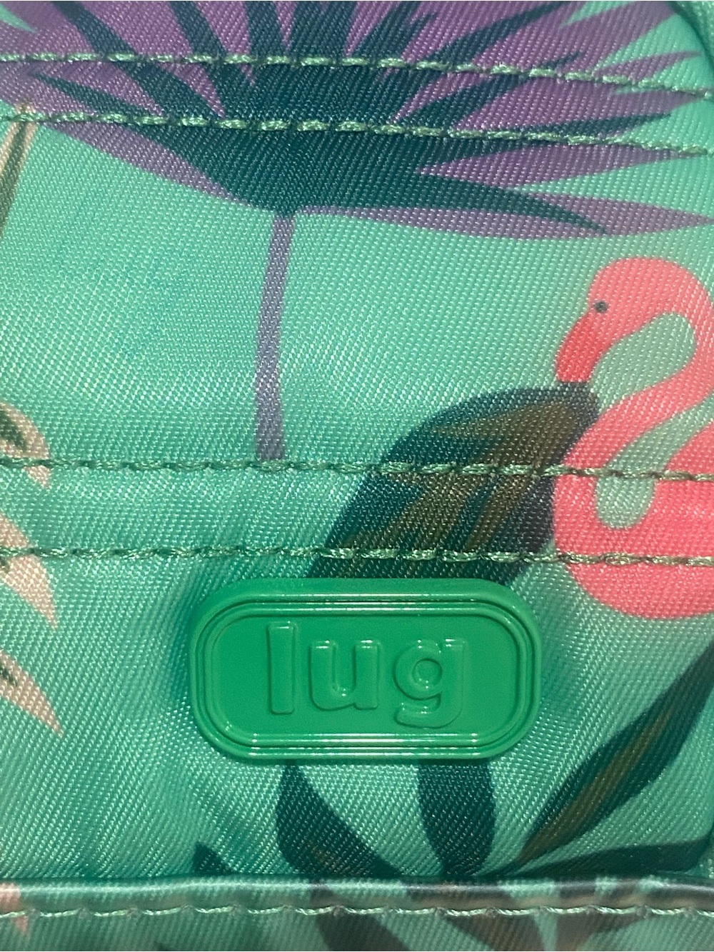 Lug Resort Flamingo Cosmetic Case - Travel-Friendly Makeup Organizer Bag - Picture 3 of 10